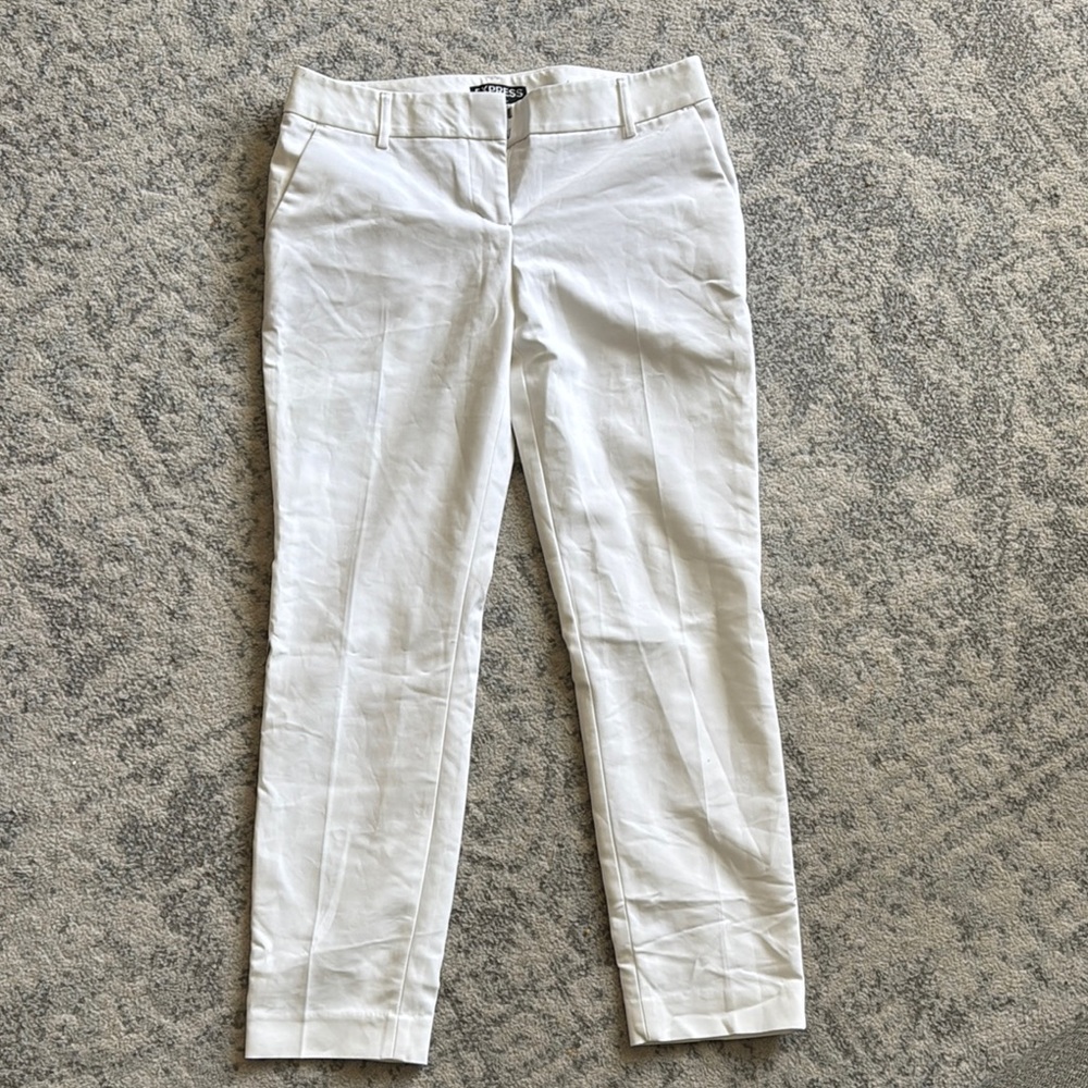 Express White Columnist Pants